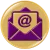 Gold Email Icon